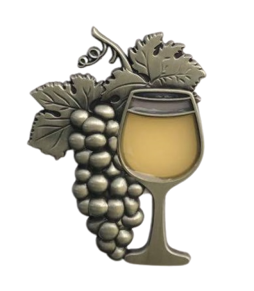 IN VINO VERITAS Geocoin - white wine